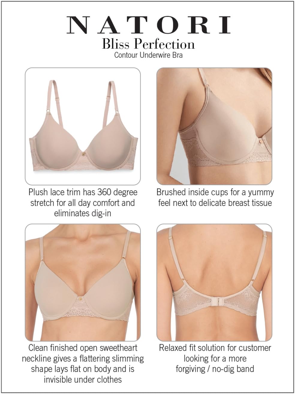 Natori Women's Bliss Perfection Seamless T-Shirt Bra - Image 5